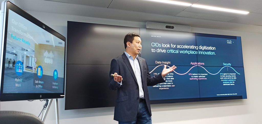 Cisco香港辦公室全面變奏  數碼轉型工作環境以人為本